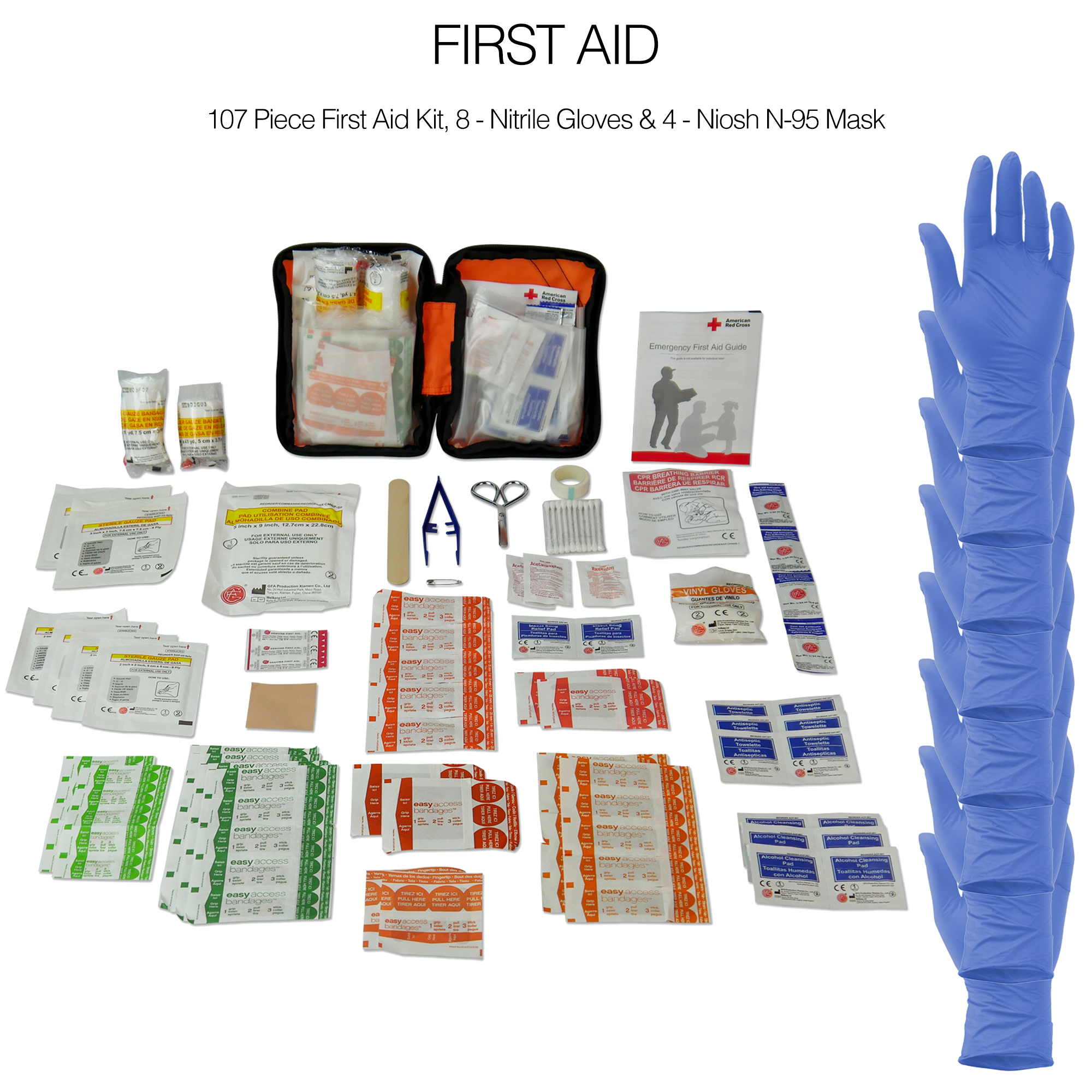 4 Person Elite Emergency Kit (3 Day Backpack) - Ready America | The Disaster Supply Professionals