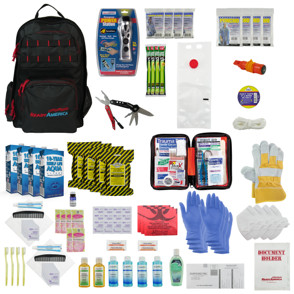4-Person 3-Day Deluxe Emergency Kit with Backpack India
